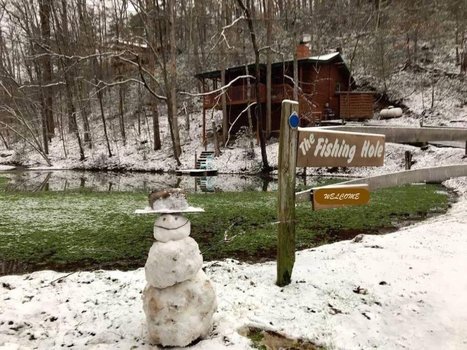 The Fishing Hole Cabin - Sage Vacations ガトリンバーグ エクステリア 写真